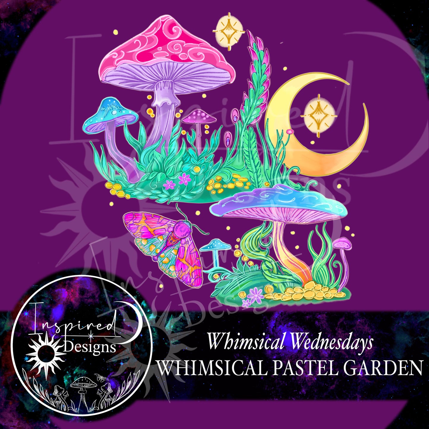 Whimsical Wednesday - Pastel Garden