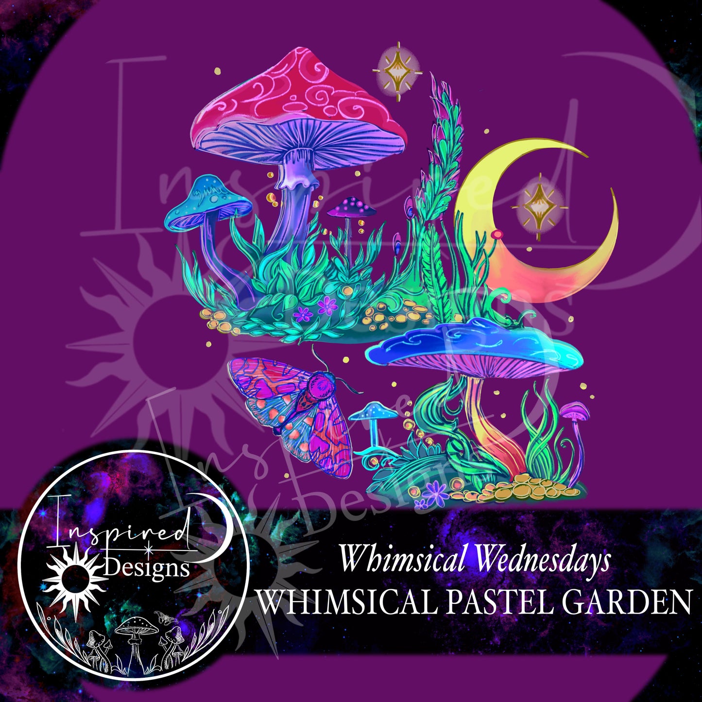 Whimsical Wednesday - Pastel Garden
