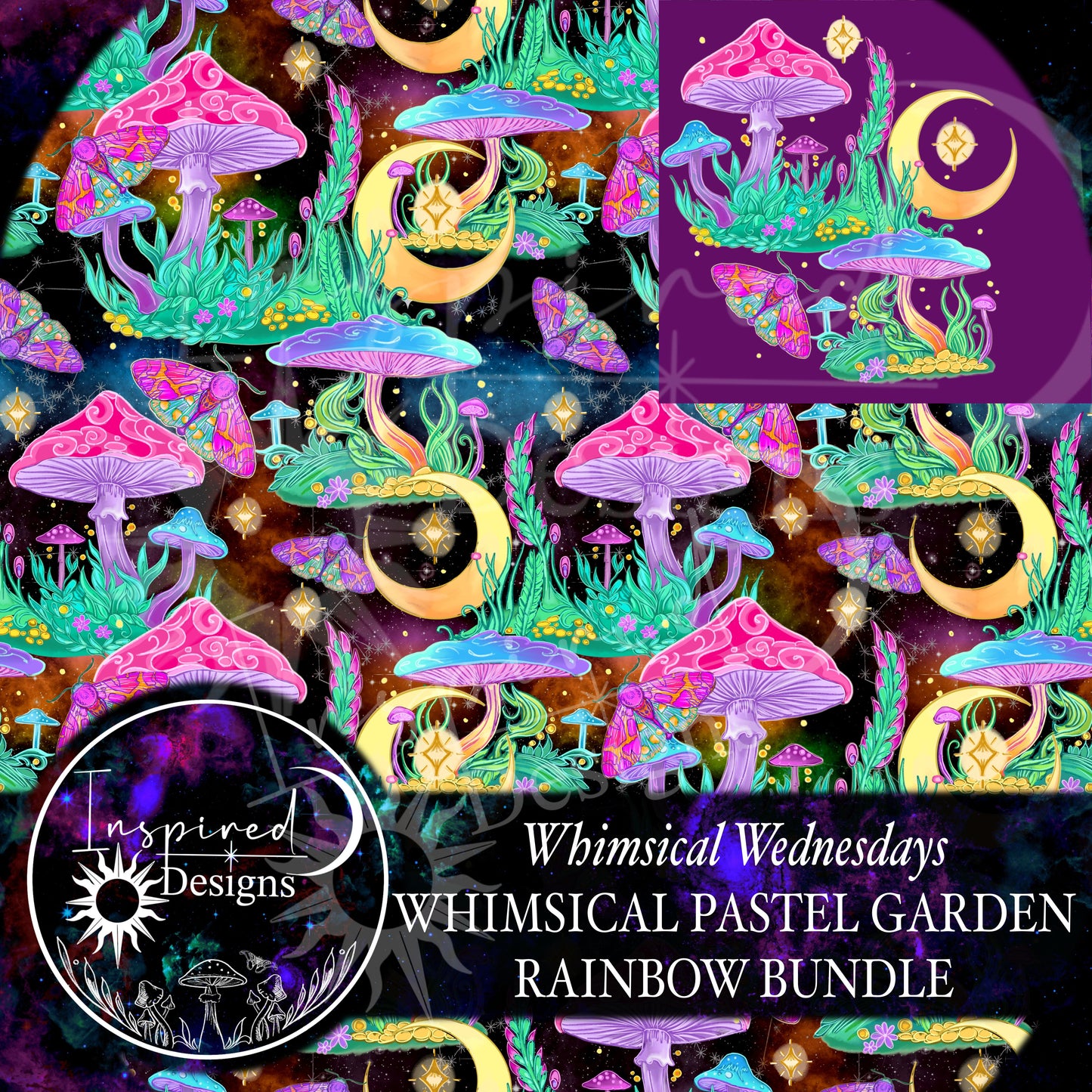 Whimsical Wednesday - Pastel Garden