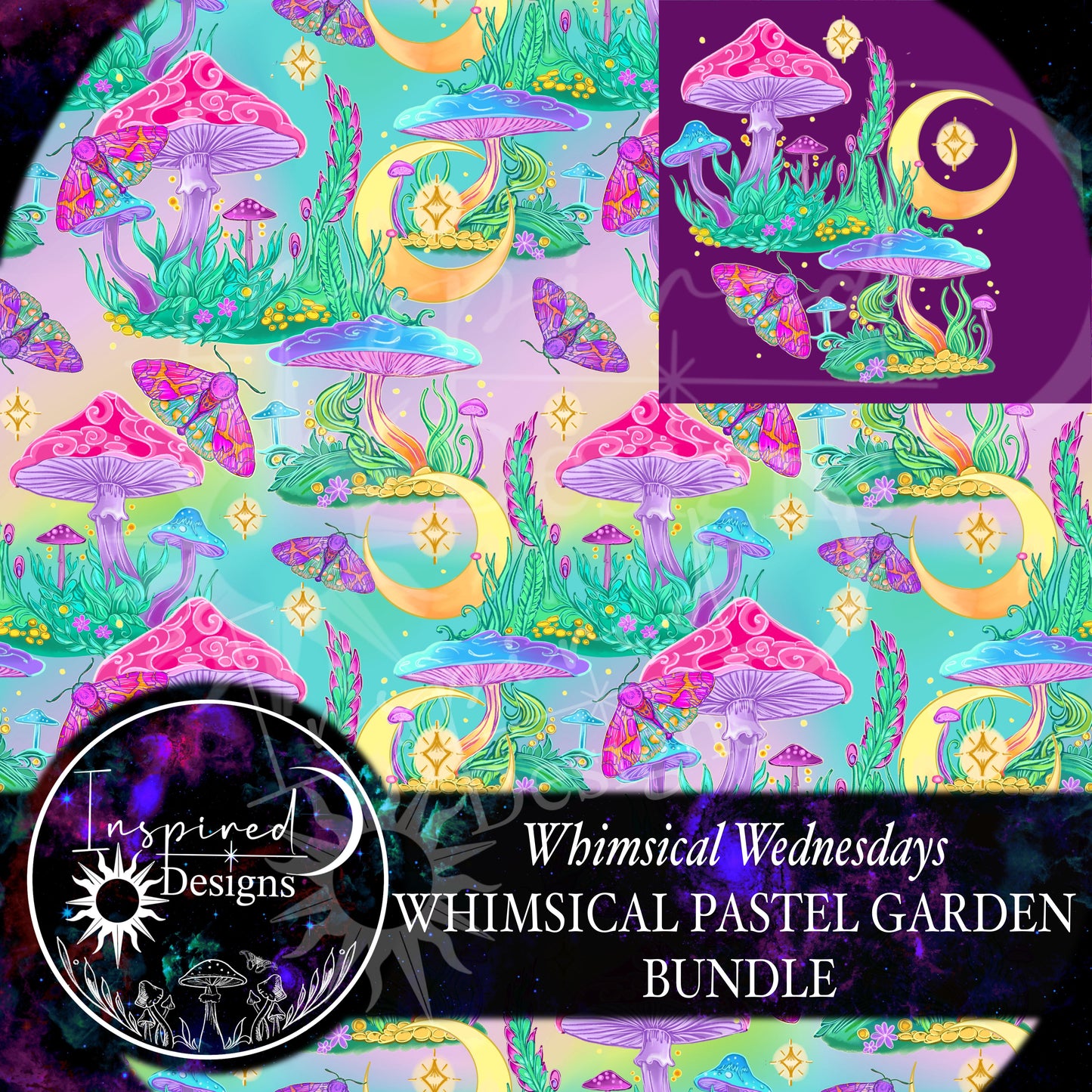 Whimsical Wednesday - Pastel Garden