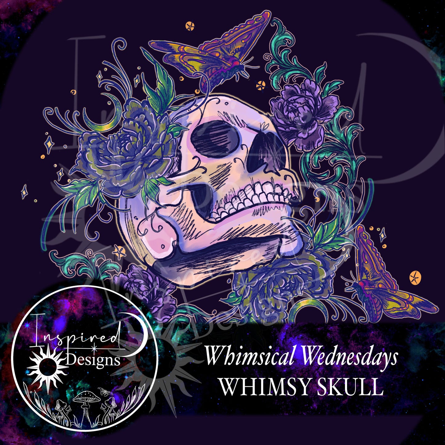 Whimsical Wednesday - Whimsy Skull