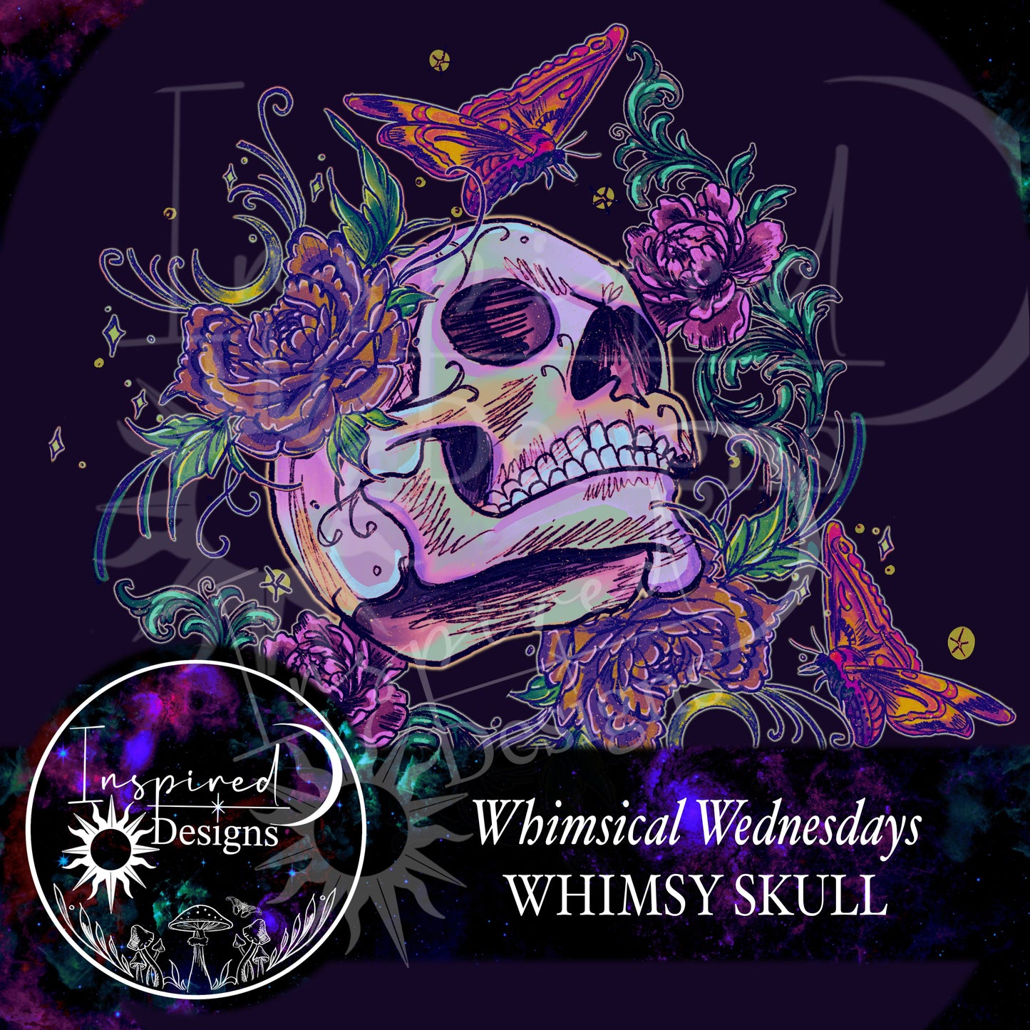 Whimsical Wednesday - Whimsy Skull