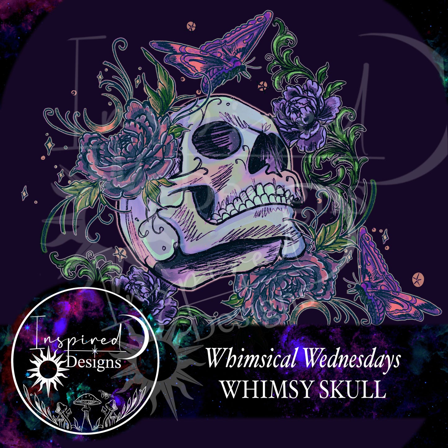 Whimsical Wednesday - Whimsy Skull