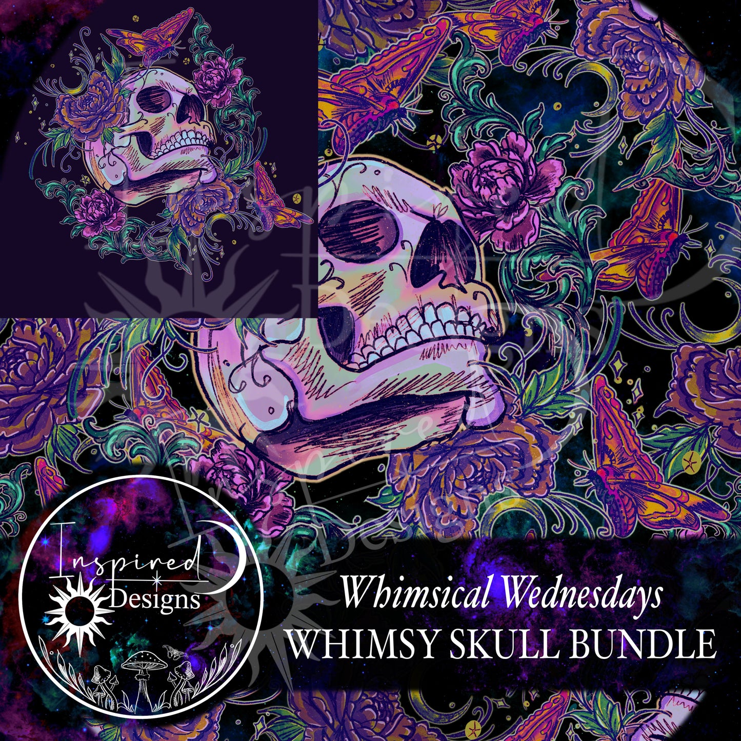 Whimsical Wednesday - Whimsy Skull