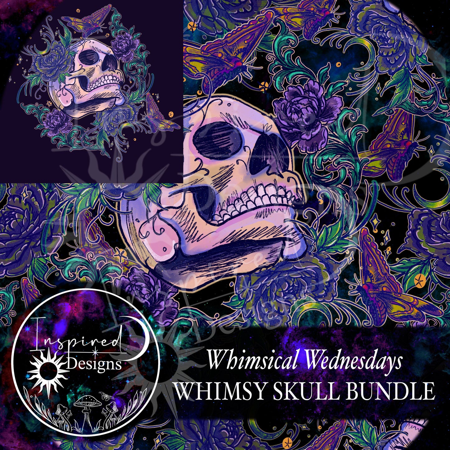 Whimsical Wednesday - Whimsy Skull
