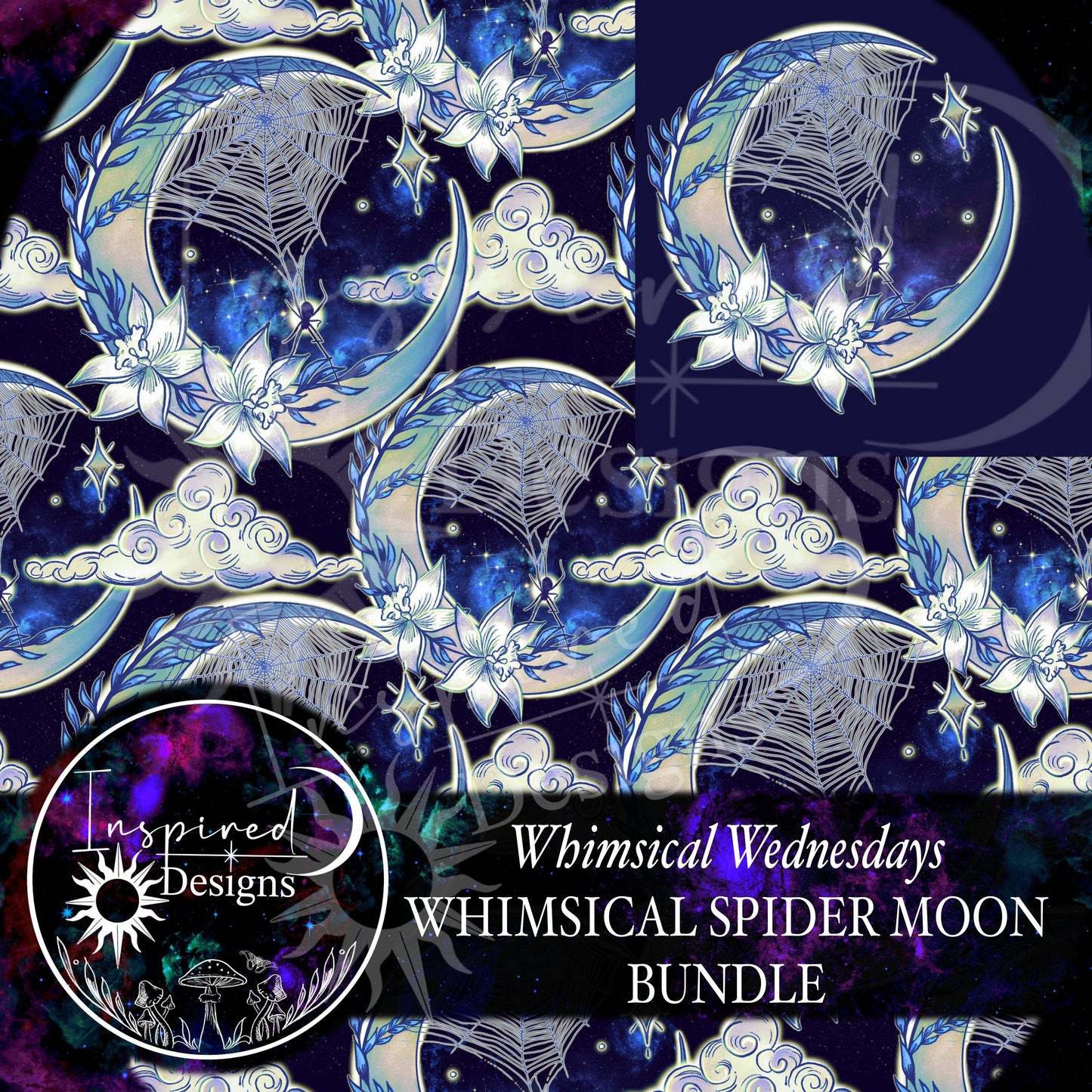 Whimsical Wednesday - Whimsical Spider Moon