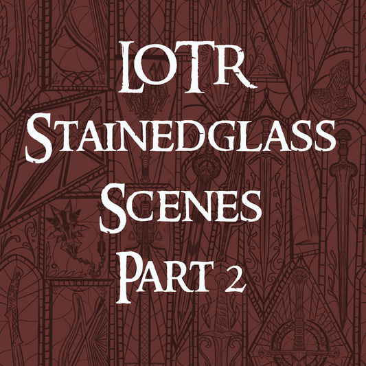 Stainedglass Scenes - LOTR PT 2