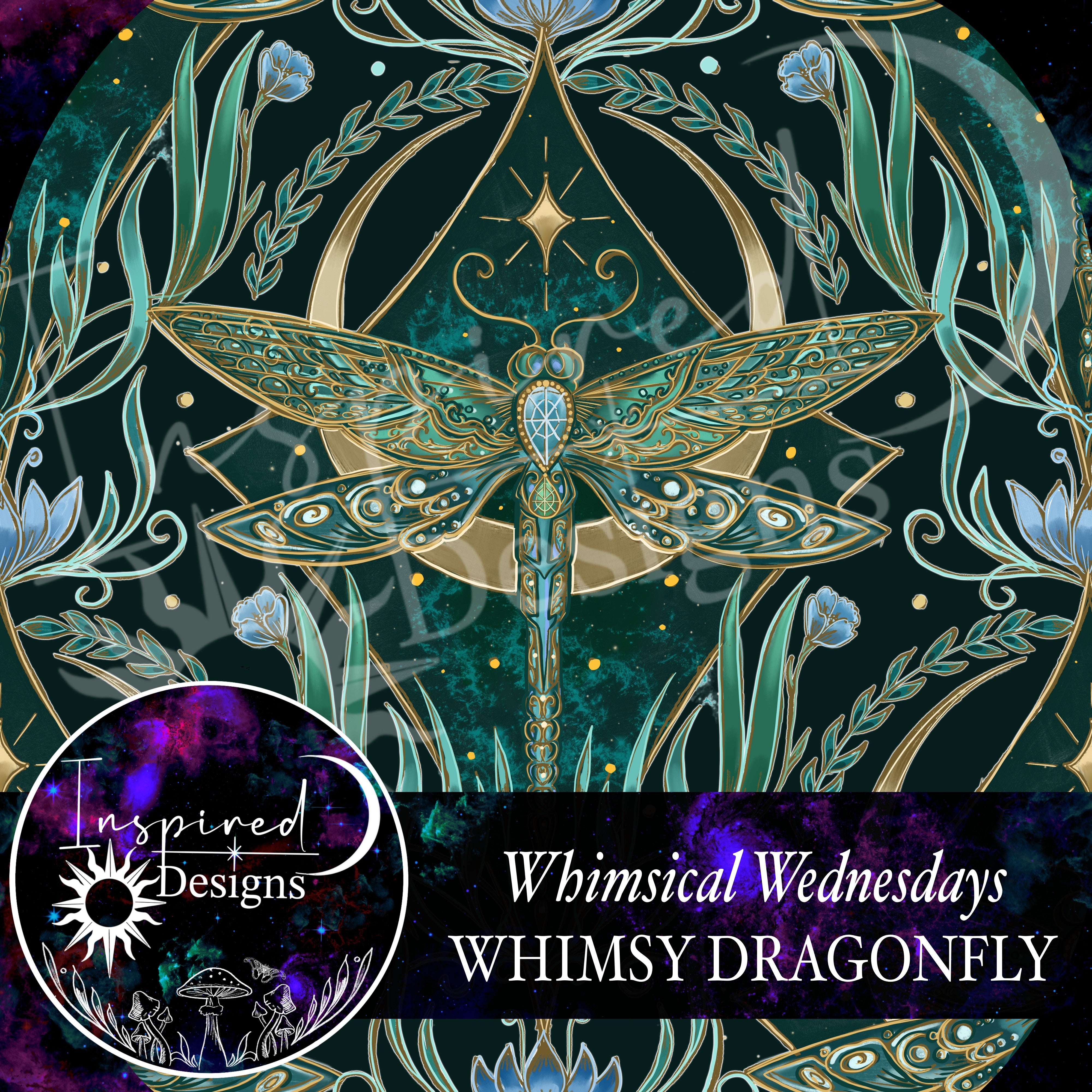 Whimsical Wednesday - Whimsy Dragonfly – Inspired.Designs.illustrations