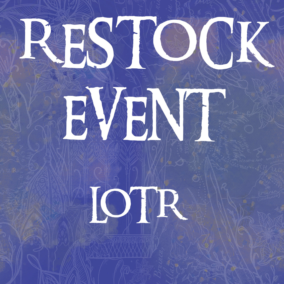 Restock Design RESTOCK EVENT!! - LOTR – Inspired.Designs.illustrations