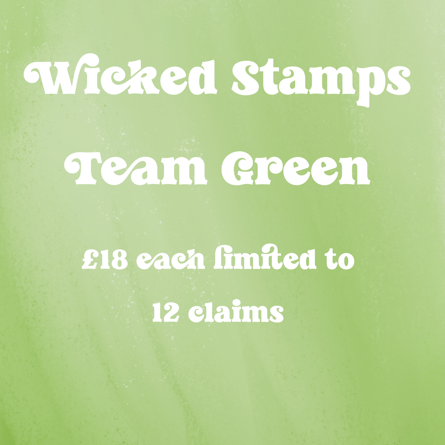 Stamps Team Green