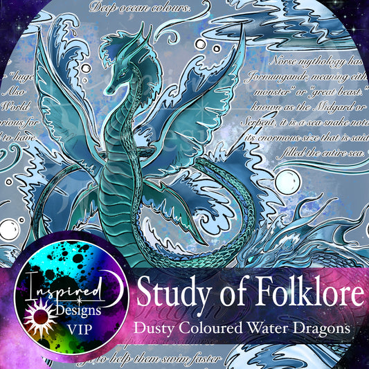 Whimsy Pixie X Inspired Designs - Water Dragon