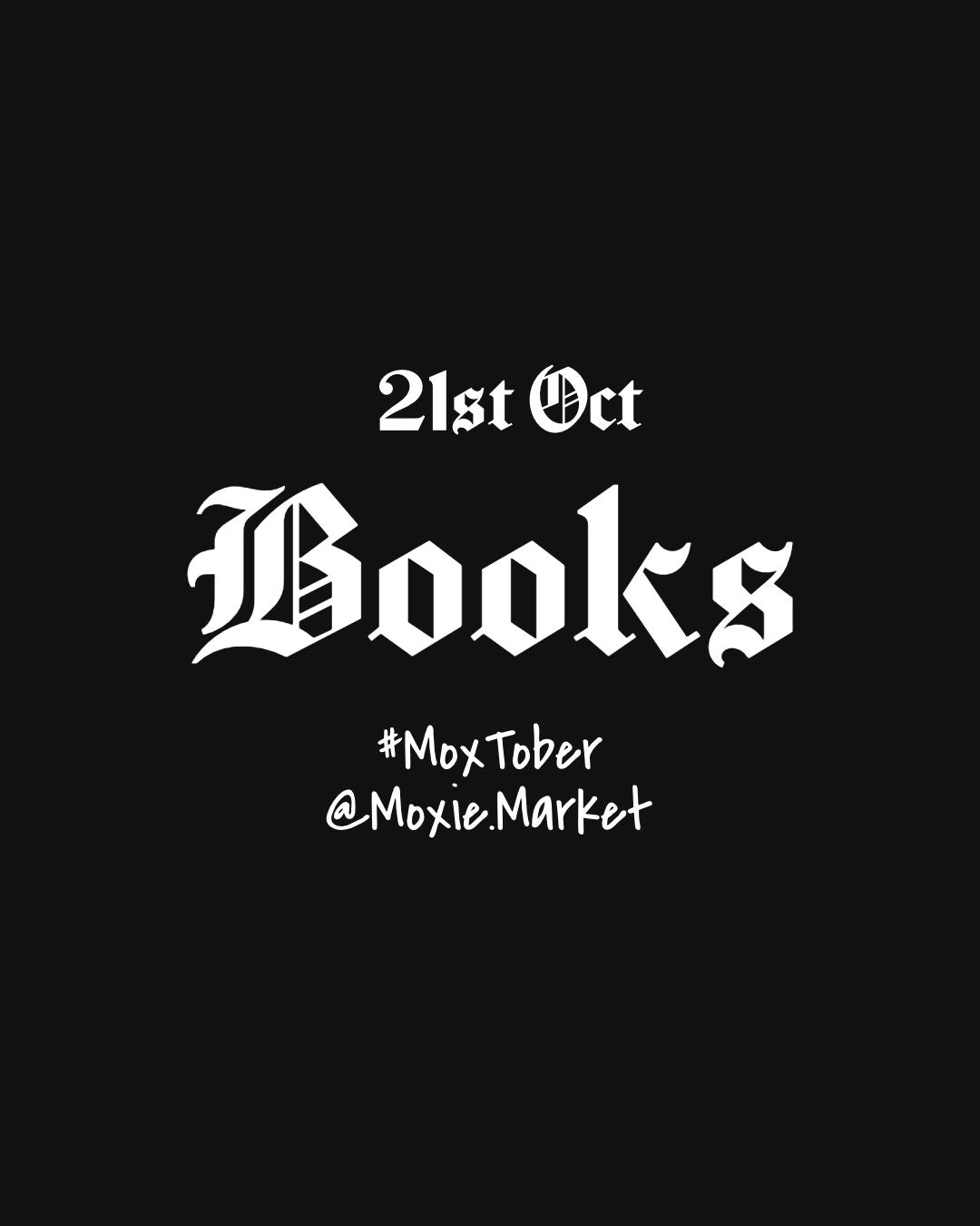 Moxtober 2026 - Books